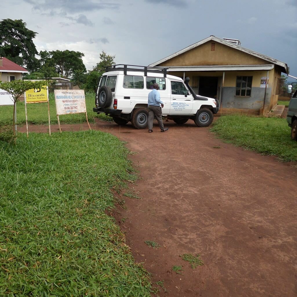 Busowobi Health Center where morbidity surveillance is being carried out. Photo